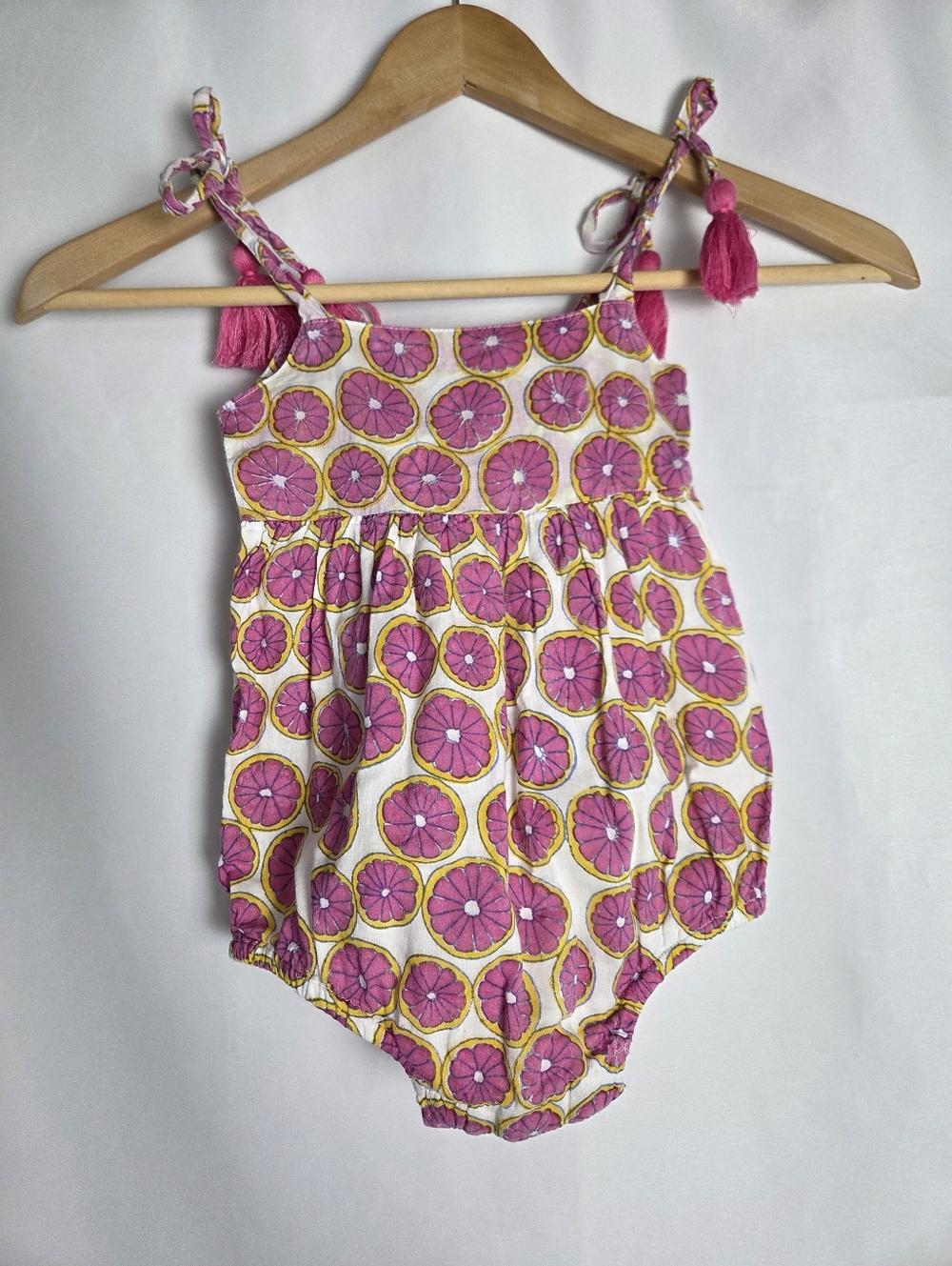 Mer St. Barth Zoe Romper Pink Grapefruit
